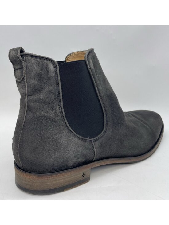 John Varvatos Fleetwood Sharpei Smoke Grey Suede Chelsea Boots Made in Italy 12 main image 6